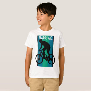 HAMbWG - Children's T Shirt - Aqua Bike Rider