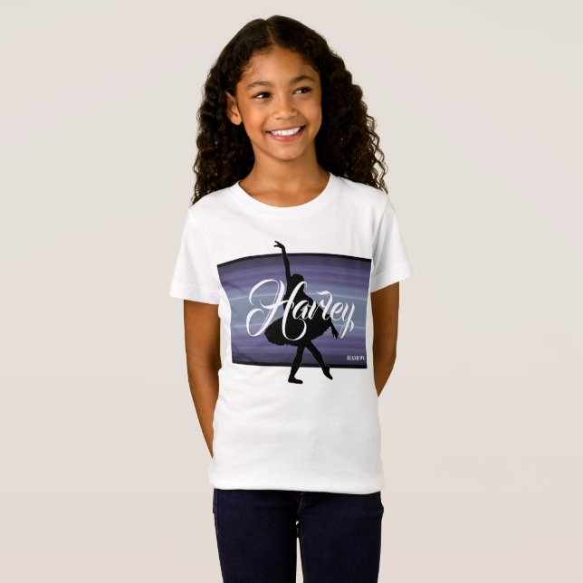 HAMbWG - Children's T Shirt - Lilac Ballerina (Vorne ganz)