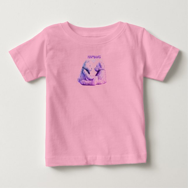 HAMbWG - Children's T Shirt - Teddy Bear Liebe (Vorderseite)