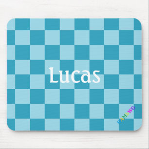 HAMbWG - ComputerMaus - Aqua-Schachbrett Mousepad