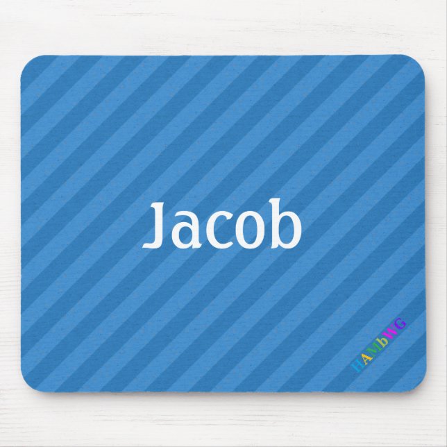 HAMbWG - Computermäuse - Blaue Hauptfigur Mousepad (Vorne)