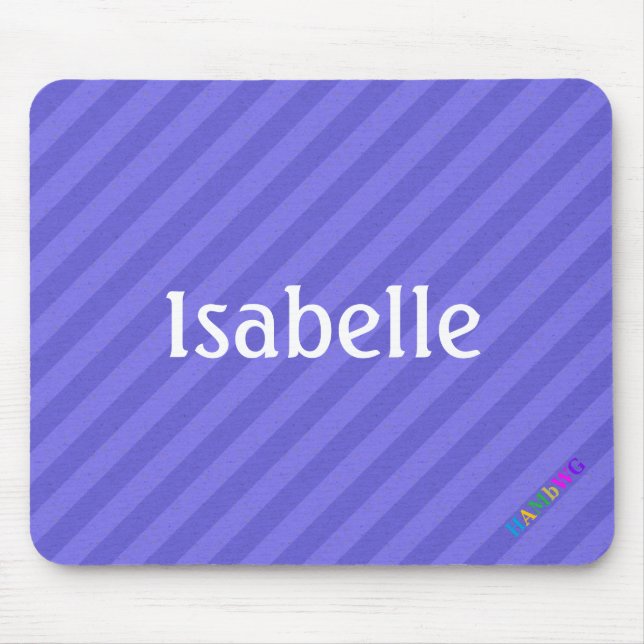 HAMbWG - Computermäuse - Lila Diagonal Mousepad (Vorne)