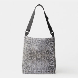 HAMbWG Cross Body Bag oder Tasche - B W Snakeskin 