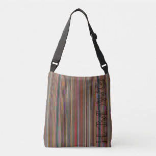 HAMbWG Cross Body Bag oder Tasche - Multicolor Bar