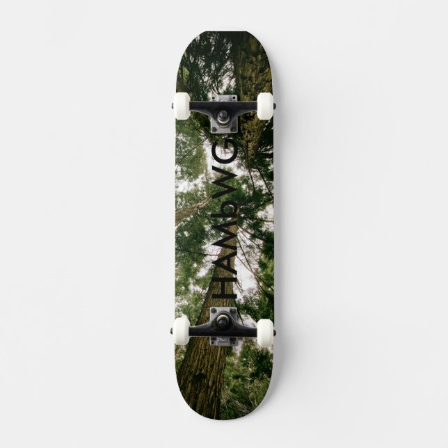 HAMbWG Design - Hard Maple Skateboard - Wald (Vorderseite)