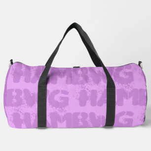 HAMbWG- Duffle Gym Bag, Violet Lila Duffle Bag