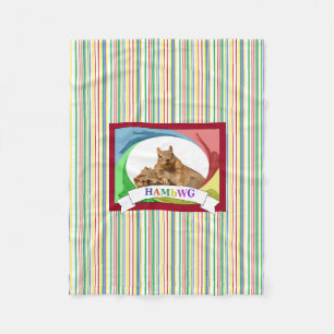 HAMbWG - Fleece Blanket - HAM-Eichhörnchen Primär