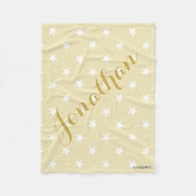 HAMbWG - Fleece Blanket - personalisierbares Boy (Vorderseite)