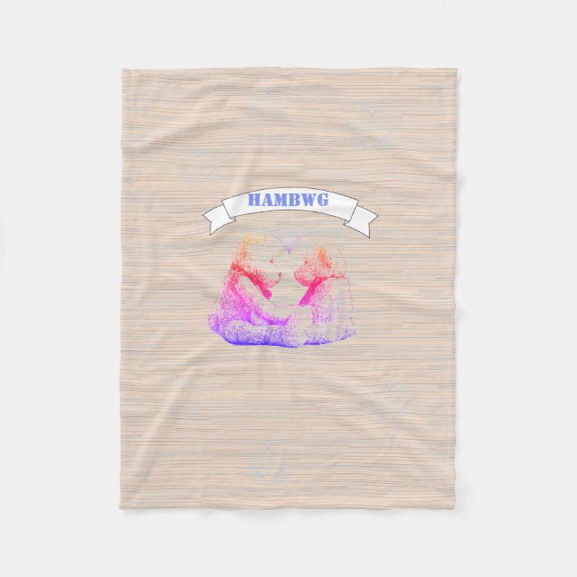 HAMbWG - Fleece Blanket - Teddy Bear (Vorderseite)