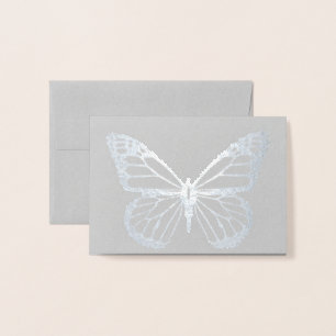 HAMbWG - Foil Card - Schmetterling Mini-Karte Folienkarte