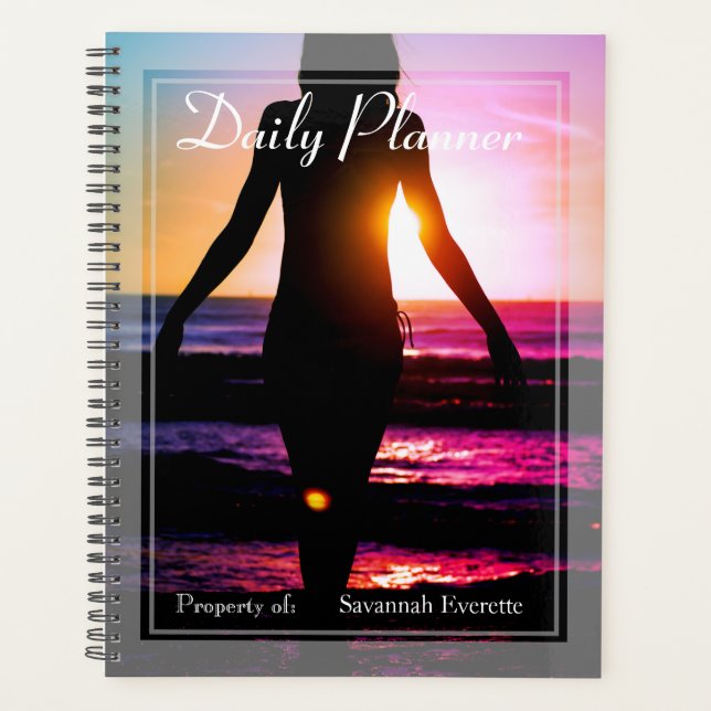 HAMbWG - Foto Daily Planner - Beach Girl Planer (Vorderseite)