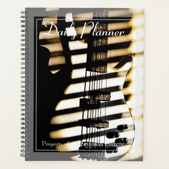 HAMbWG - Foto Daily Planner - Gitarre Planer (Vorderseite)