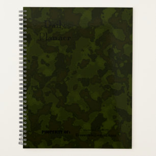 HAMbWG - Foto Daily Planner - Green Camoflage Planer