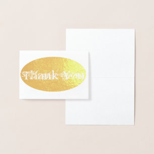 HAMbWG - Gold Foil Card - Chic Vielen Dank Folienkarte