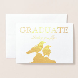 HAMbWG - Gold Foil Card - Graduate - Two Ravens Folienkarte