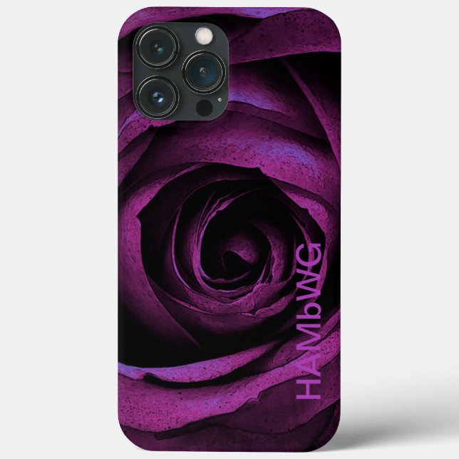 HAMbWG - Gothic Amethyst-Rose Case-Mate iPhone Hülle (Rückseite)