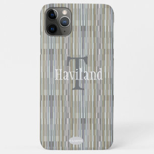 HAMbWG Gray Gold Gradient Monogram Case-Mate iPhone Hülle