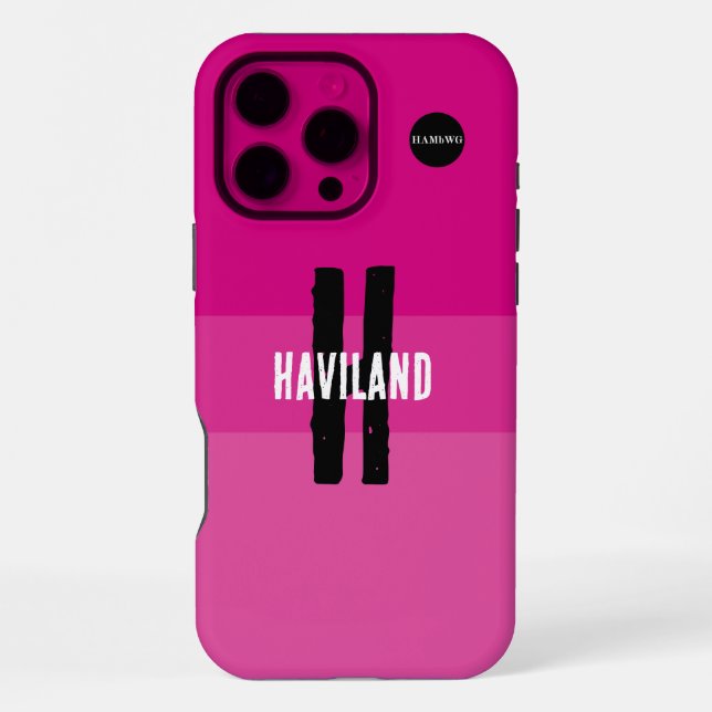 HAMbWG Handy-Fall in hellrosa iPhone Hülle (Rückseite)