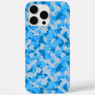 HAMbWG I pad - Blue Camouflage iPhone 16 Pro Max Hülle