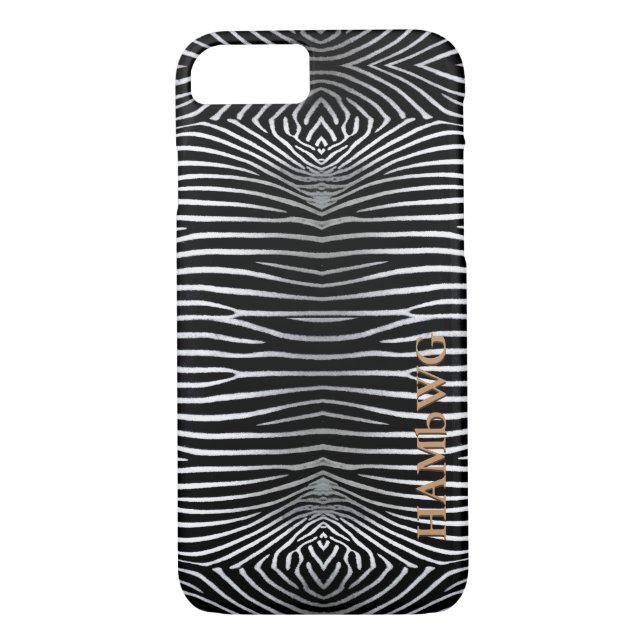 HAMbWG - inspiriert Zebra-Muster Case-Mate iPhone Hülle (Rückseite)
