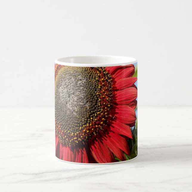 HAMbWG - Kaffee-Tasse - Schöne Rote Sonnenblume Kaffeetasse (Mittel)
