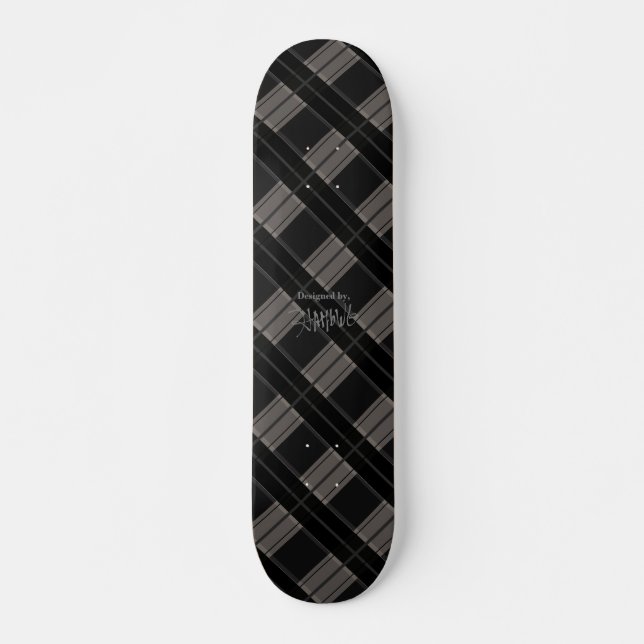 HAMbWG Kariert, alle Farben Skateboard (Vorne)