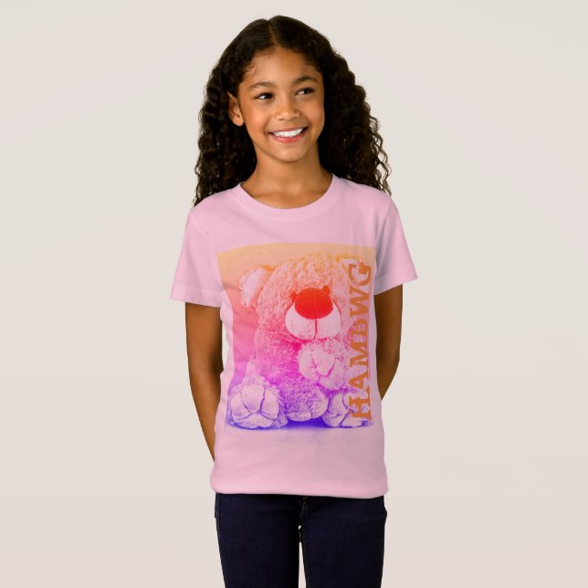 HAMbWG - Kinderbär - Teddybär T-Shirt (Vorne ganz)