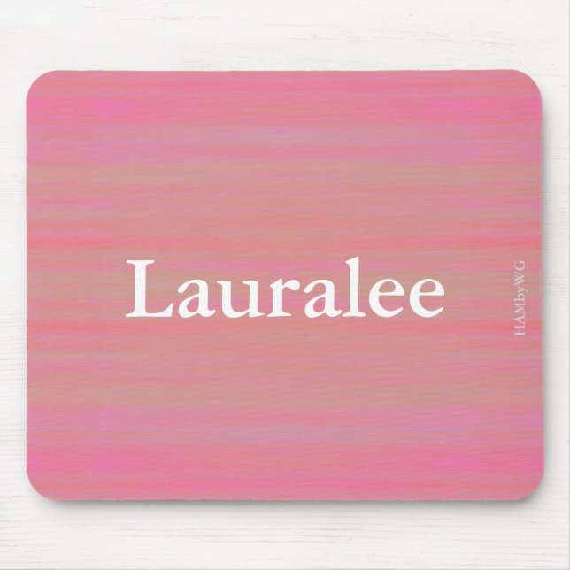 HAMbWG - Maus-Pad - Hellpfirsichwasch Mousepad (Vorne)