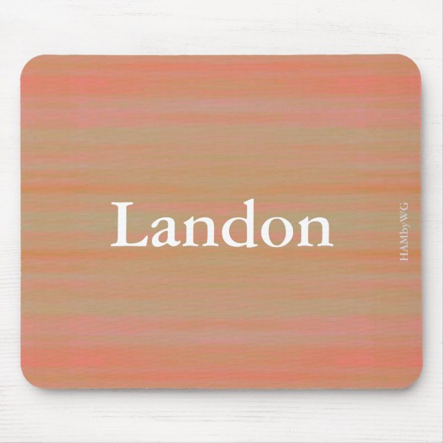 HAMbWG - Mouse Pad - Helle Sky Orange Wash Mousepad (Vorne)