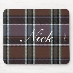 HAMbWG - Mousepad - Brown Kariert