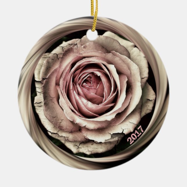 HAMbWG - Ornament - Vintage Rose - personalisierba (Vorne)