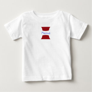 HAMbWG Romper w Red Logo Design Baby T-shirt