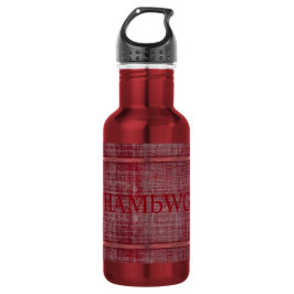 HAMbWG Rot/Rotes Wasser Flasche (18 oz) Edelstahlflasche