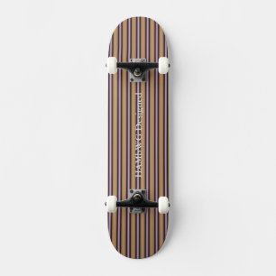 HAMbWG - Skateboard - Violet Gold Farbe Art Deco