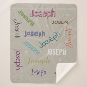 HAMbWG - Softest Fleece - Ihr Name! Sherpadecke