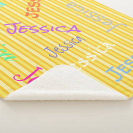 HAMbWG - Softest Fleece - Ihr Name! Sherpadecke