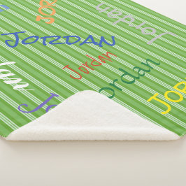 HAMbWG - Softest Fleece - Ihr Name! Sherpadecke