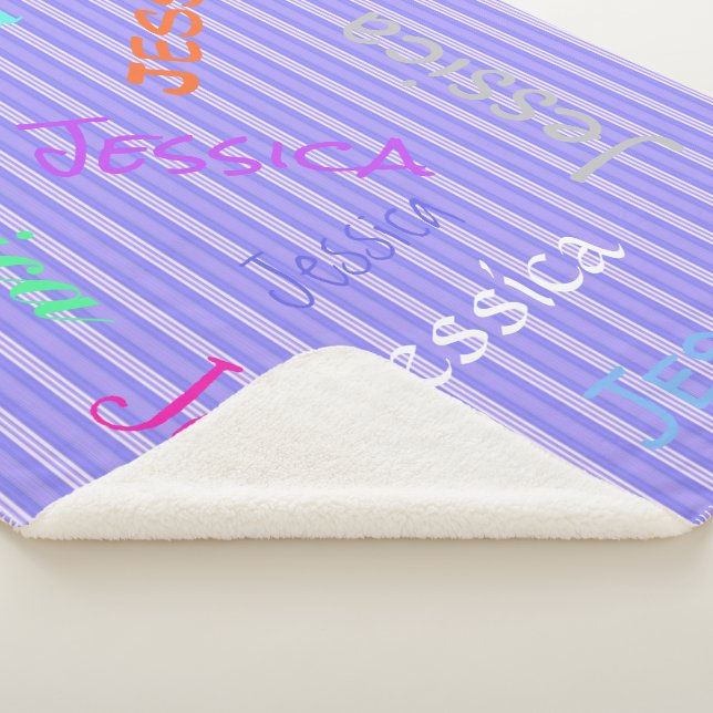 HAMbWG - Softest Fleece - Ihr Name! Sherpadecke (3/4)