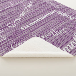 HAMbWG - Softest Fleece - Ihr Name! Sherpadecke