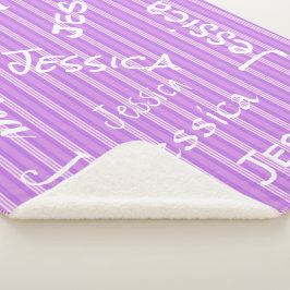 HAMbWG - Softest Fleece - Ihr Name! Sherpadecke