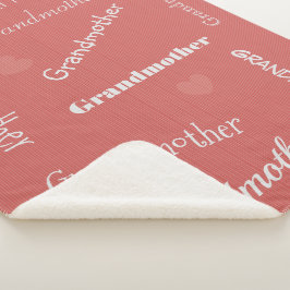 HAMbWG - Softest Fleece - Ihr Name! Sherpadecke