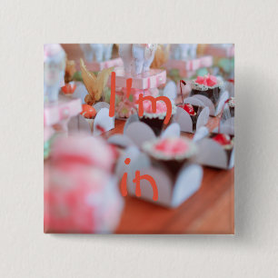 HAMbWG - Square Button - Ich bin in w/Pastry