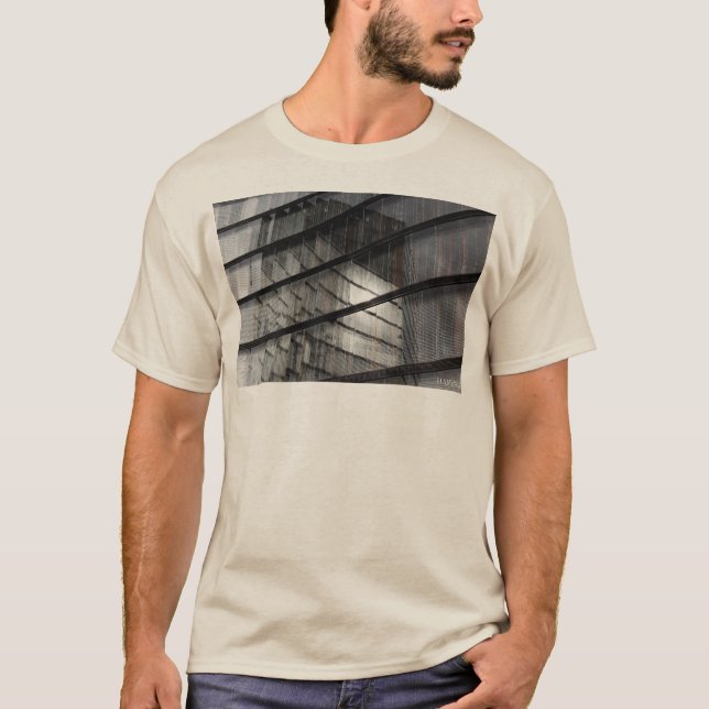 HAMbWG - T - Shirt - Architektur a Reflection lg (Vorderseite)