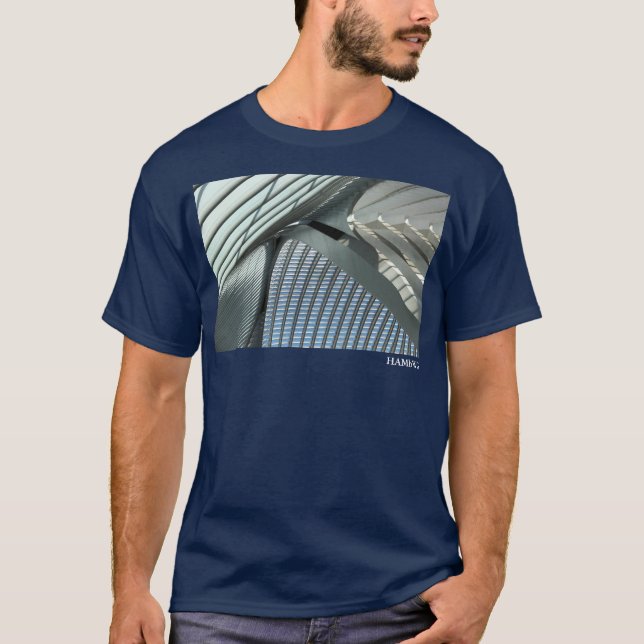 HAMbWG - T - Shirt - Architektur - Weiße Bögen (Vorderseite)