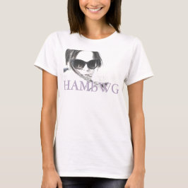 HAMbWG - T - Shirt - HAMbWG B W Face w Logo 4