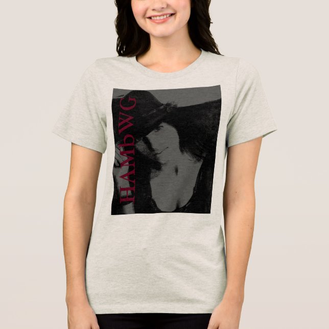 HAMbWG - T - Shirt - HAMbWG B W Face w Logo 6 (Vorderseite)