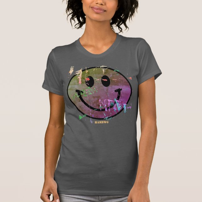 HAMbWG - T - Shirt - Lächelgesicht gestört (Vorderseite)