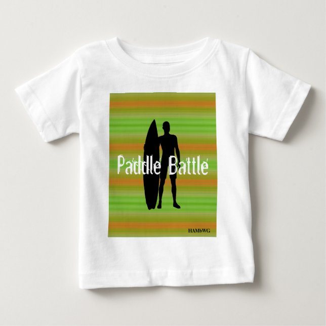 HAMbWG - T Shirt - Olive Gradients Surfer (Vorderseite)
