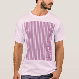 HAMbWG - T - Shirt - Rosa Streifen