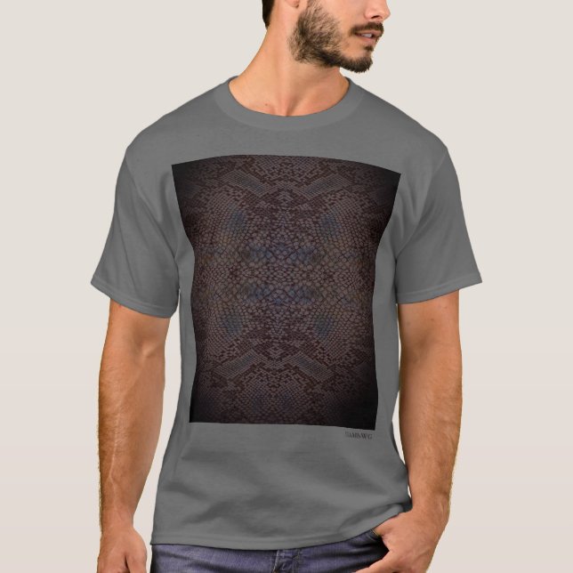 HAMbWG - T - Shirt - Schlangenhautdesign (Vorderseite)